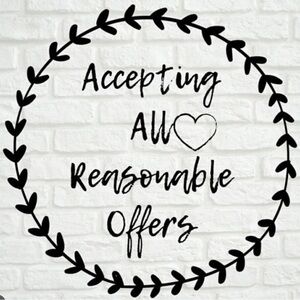 Send offers, all will be considered. ❤️